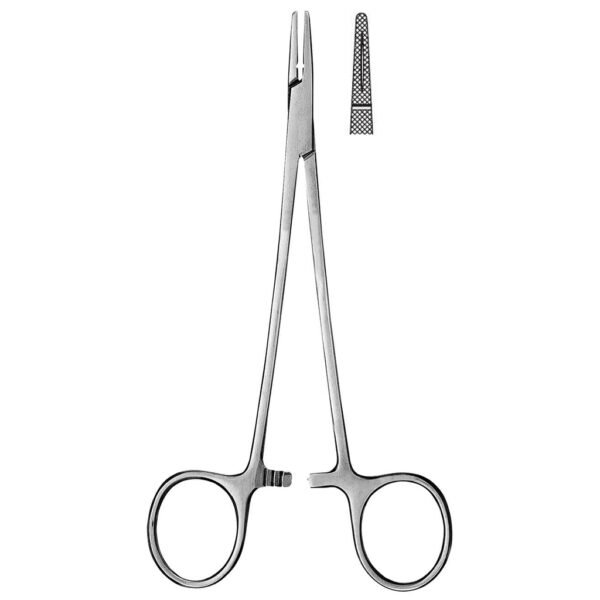 Crile-Wood Needle Holder Grooved