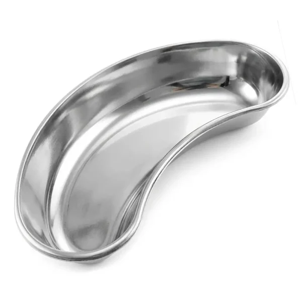 Dental Hub International Stainless Steel Kidney Tray - Medical Grade Emesis Basin for Surgical Instruments